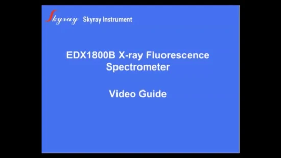 Espectrómetro RoHS de la máquina de prueba Skyray Edx1800b RoHS