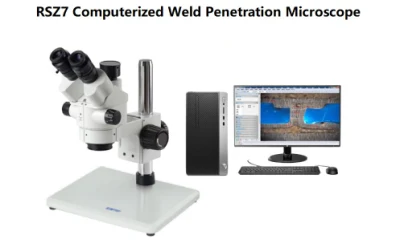 Microscopio metalúrgico computarizado de penetración de soldadura Rsz7