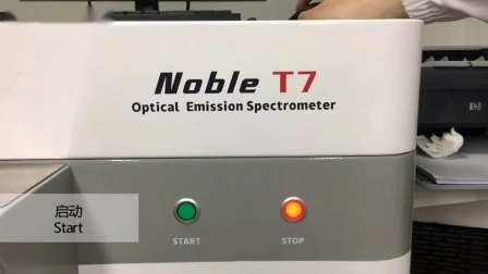 Espectrómetro de emisión óptica CMOS de alta precisión Noble T7 para análisis de metales